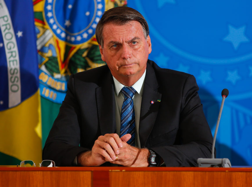 “Não vou colocar o meu na reta”, diz Bolsonaro a empresários sobre Orçamento