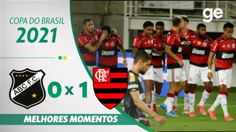 ABC 0 X 1 FLAMENGO | MELHORES MOMENTOS | OITAVAS COPA DO BRASIL 2021 | ge.globo