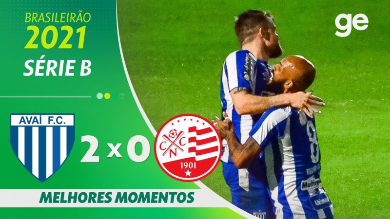 AVAÍ 2 X 0 NÁUTICO l MELHORES MOMENTOS l 18ª RODADA BRASILEIRÃO SÉRIE B 2021 l ge.globo