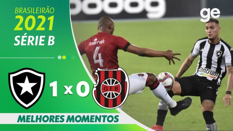 BOTAFOGO 1 X 0 BRASIL DE PELOTAS | MELHORES MOMENTOS | 18ª RODADA BRASILEIRÃO SÉRIE B | ge.globo