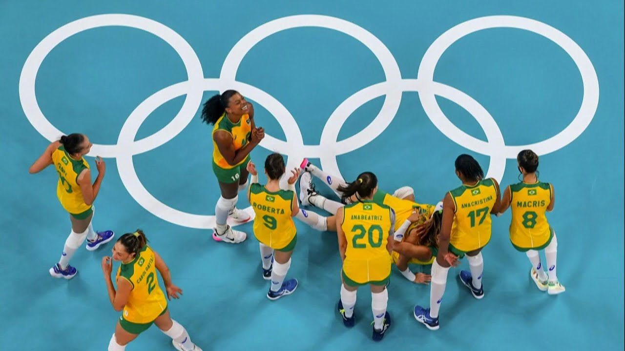 Brasil atropela Coreia do Sul e vai à final do vôlei feminino | AFP