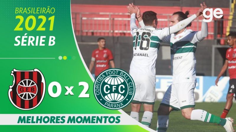 BRASIL DE PELOTAS 0 x 2 CORITIBA| MELHORES MOMENTOS | 17ª RODADA BRASILEIRÃO SÉRIE B 2021 | ge.globo