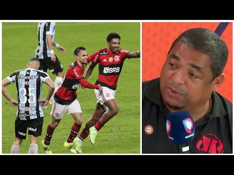 “Cara, eu tava VENDO esse jogo e PENSEI que o Flamengo…” Vampeta SE ESPANTA com 4 a 0 no Grêmio!