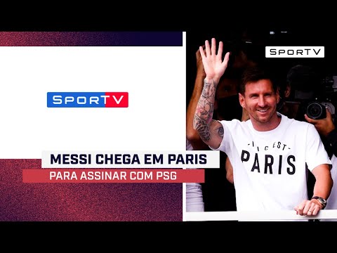 CHEGADA DE MESSI NO PSG: CRAQUE É ANUNCIADO NO NOVO CLUBE | SporTV News | SPORTV