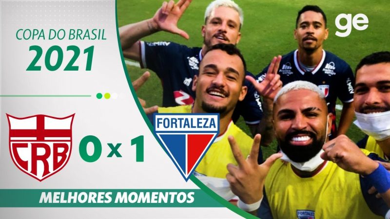 CRB 0 X 1 FORTALEZA | MELHORES MOMENTOS | OITAVAS COPA DO BRASIL 2021 | ge.globo