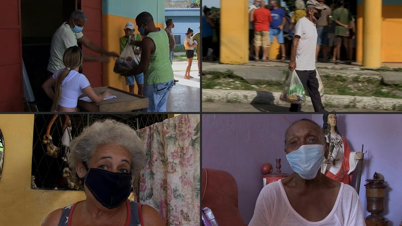 Doação de alimentos, uma ajuda para as famílias cubanas | AFP