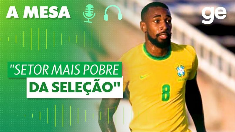 GERSON FAZ FALTA NO MEIO-CAMPO DA SELEÇÃO? | A MESA | ge.globo
