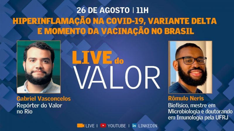 Hiperinflamação na covid-19, variante delta e momento da vacinação no Brasil