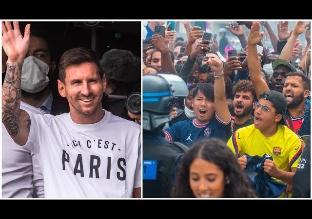 INCRÍVEL! OLHA como foi o 1º CONTATO de Messi com a torcida do PSG!