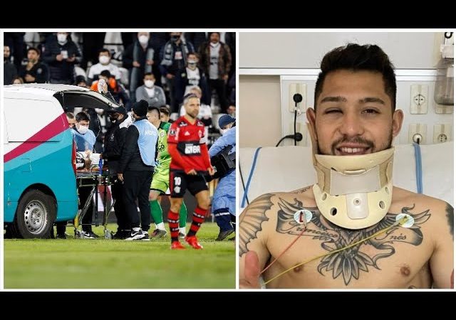 “ME CONTARAM QUE…” Lateral do Olimpia IRONIZA Flamengo após deixar jogo de AMBULÂNCIA!