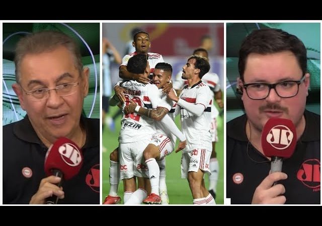 “O São Paulo GANHOU MORAL pra DECISÃO contra o Palmeiras!” Veja DEBATE após 2 a 1 no Grêmio!