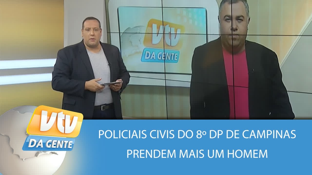 Policiais Civis do 8º DP de Campinas prendem mais um homem