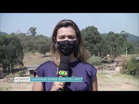 Queimada atinge Serra do Japi