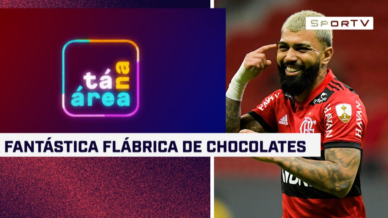RENATO GAÚCHO APRESENTA A FANTÁSTICA FÁBRICA DE CHOCOLATES DO FLAMENGO | Tá Na Área | SPORTV