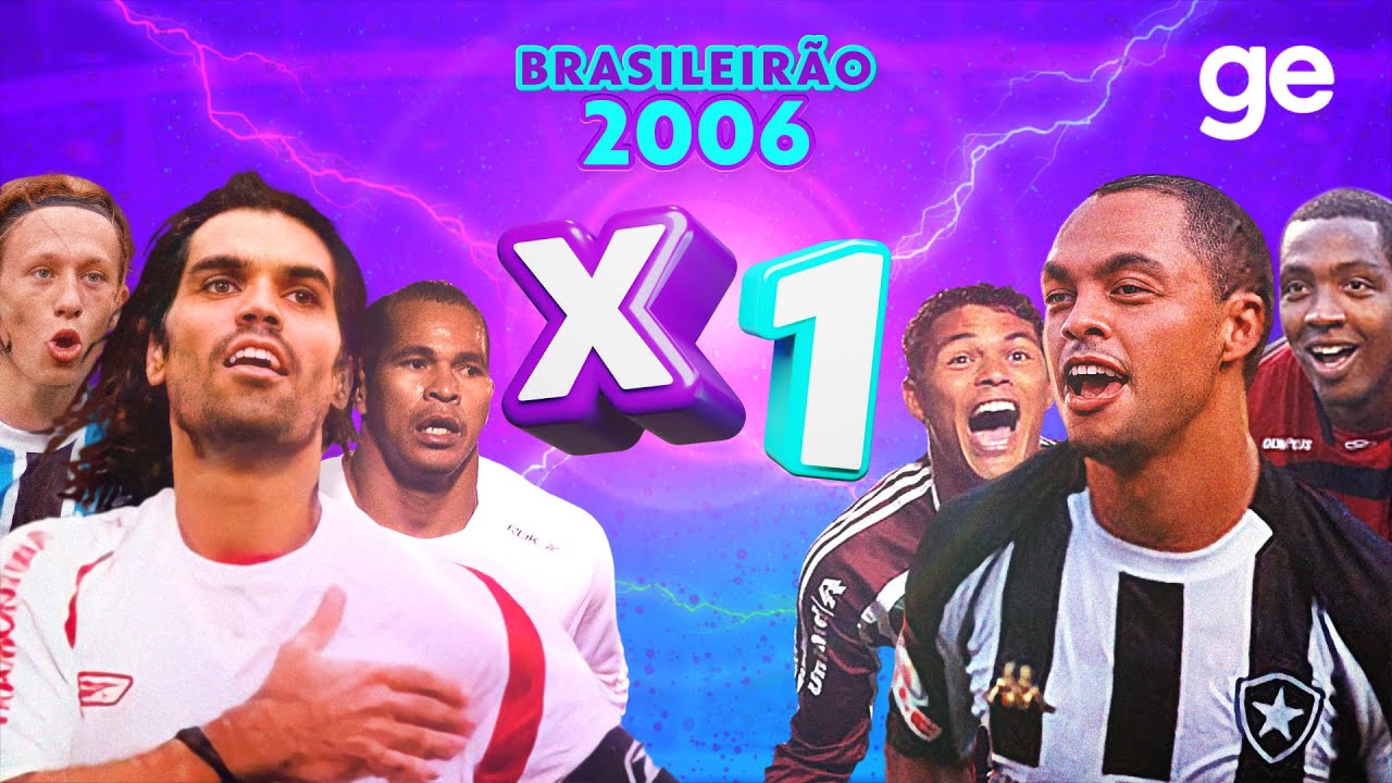 X1 DO BRASILEIRÃO! QUAL A MELHOR SELEÇÃO DE 2006? | ge.globo
