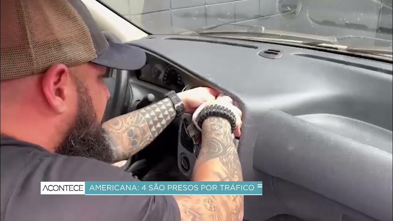 Americana: 4 são presos por tráfico