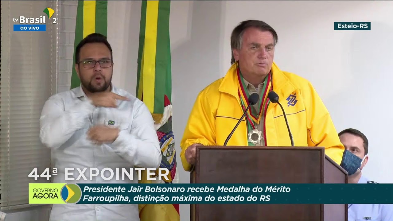 #AoVivo: Presidente Jair Bolsonaro visita 44ª Expointer (RS)