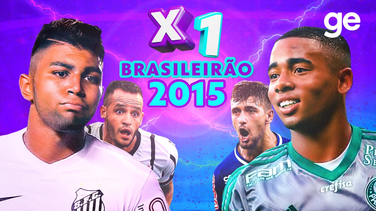 QUAL É MELHOR? TIME GABIGOL OU TIME GABRIEL JESUS? | X1 DO BRASILEIRÃO 2015 | ge.globo