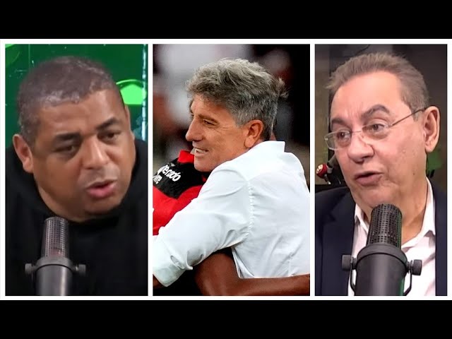 “VOCÊ ACHA que o Flamengo do Renato NÃO É TREINADO?” Vampeta DÁ AULA a Flavio Prado!