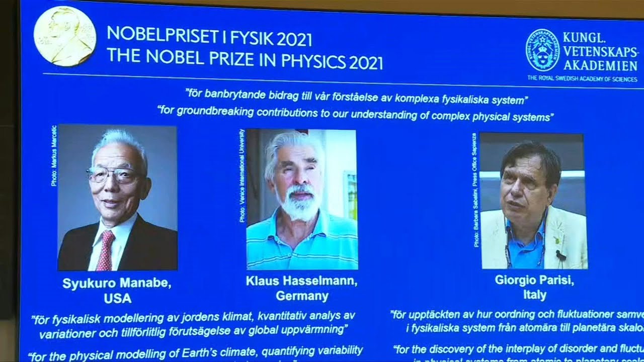 Especialistas em clima vencem o Nobel de Física | AFP