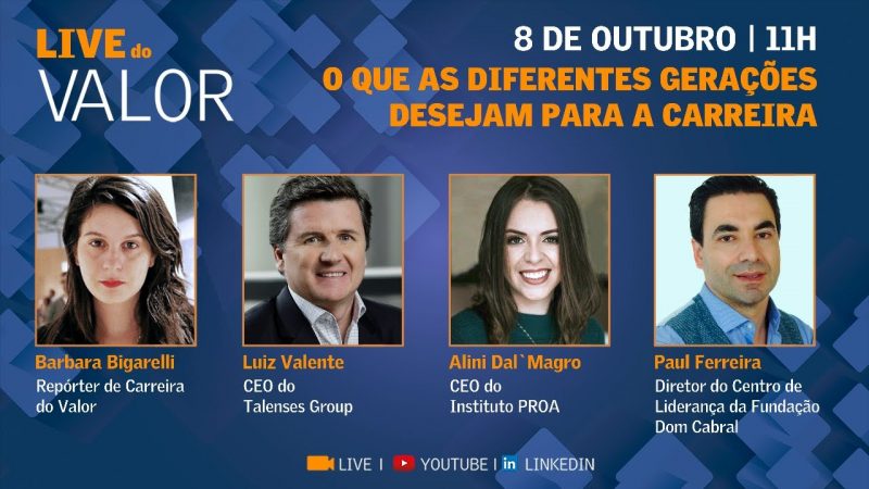 O que as diferentes gerações desejam para a carreira