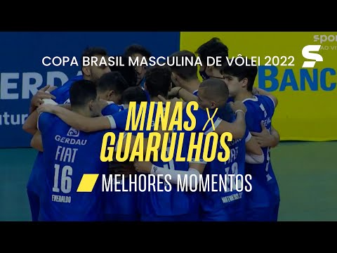 MINAS 3 X 1 GUARULHOS | MELHORES MOMENTOS | COPA BRASIL MASCULINA DE VÔLEI 2022 | sportv