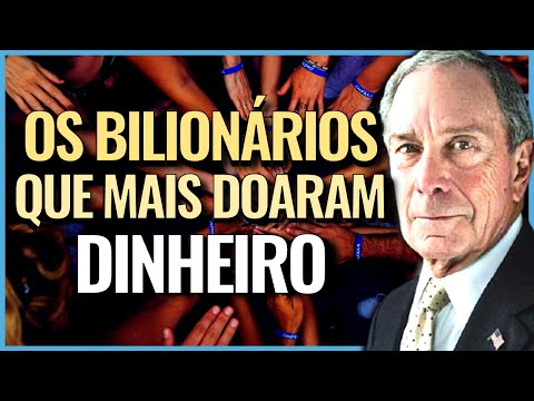 OS  10 BILIONÁRIOS AMERICANOS QUE MAIS DOARAM DINHEIRO