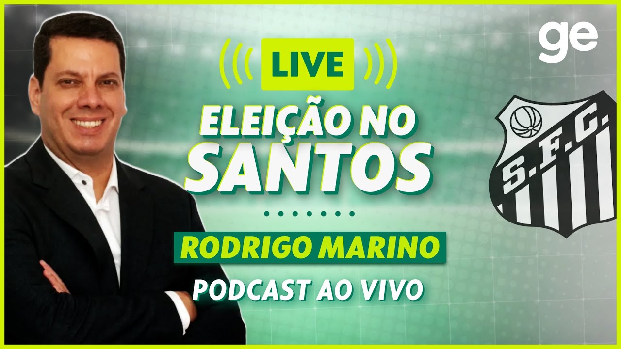 AO VIVO! CANDIDATO À PRESIDÊNCIA DO SANTOS, RODRIGO MARINO É ENTREVISTADO | #live | ge.globo