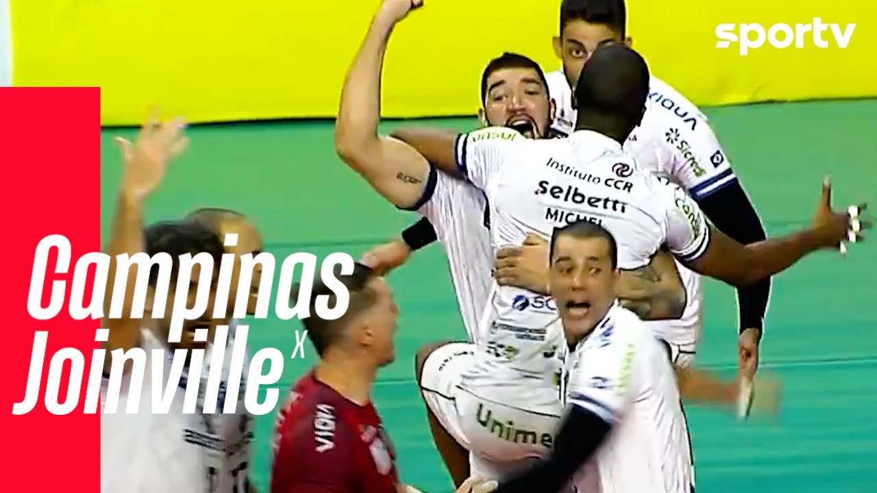 CAMPINAS 2 X 3 JOINVILLE | MELHORES MOMENTOS | SUPERLIGA MASCULINA DE VÔLEI | sportv