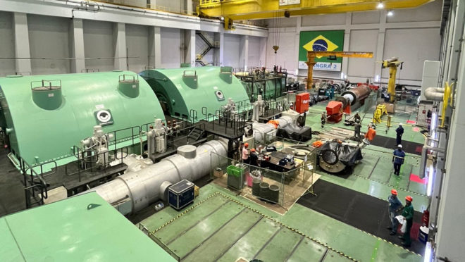 como é e funciona a maior usina nuclear do país