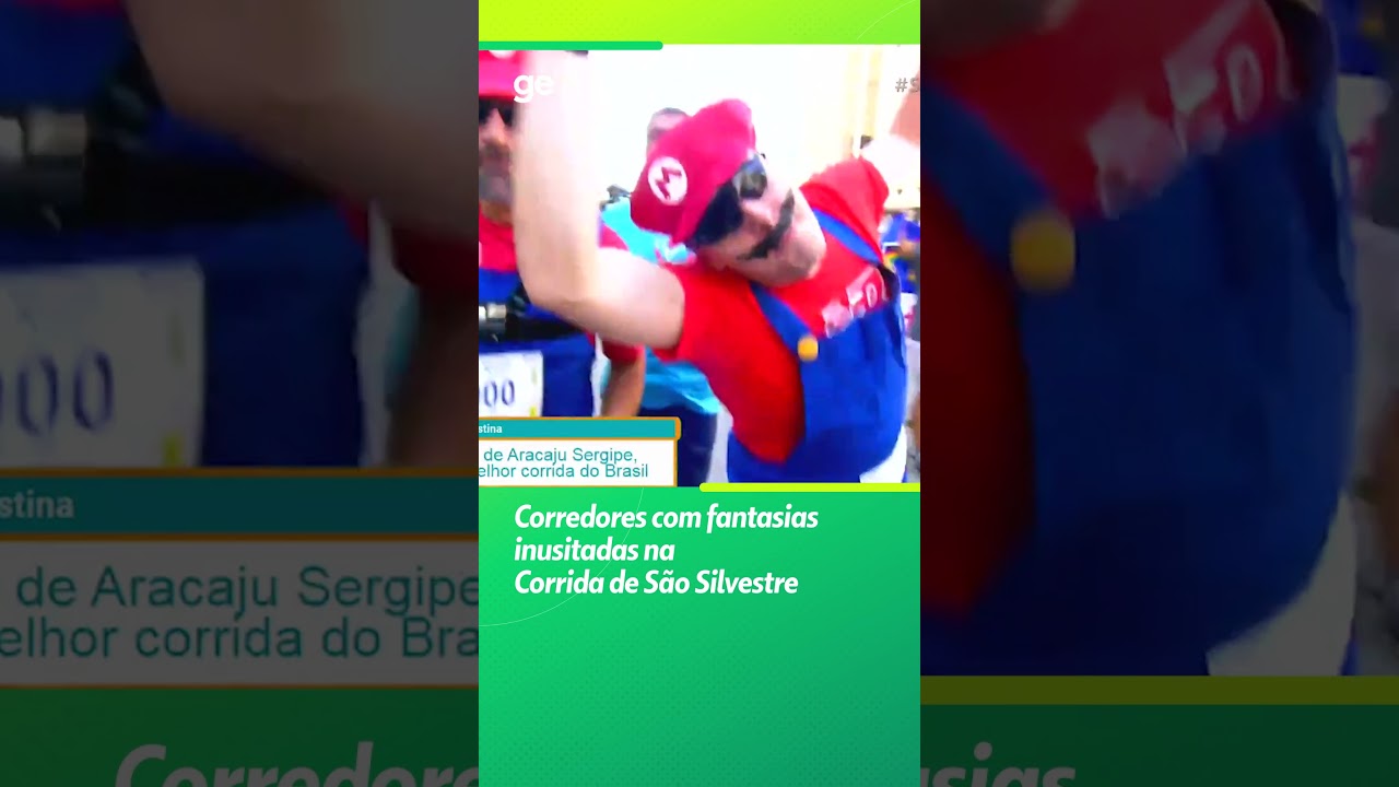 MICHAEL JACKSON, SURFISTA PRATEADO, MARIO… FANTASIAS BIZARRAS NA CORRIDA SÃO SILVESTRE|#shorts |ge