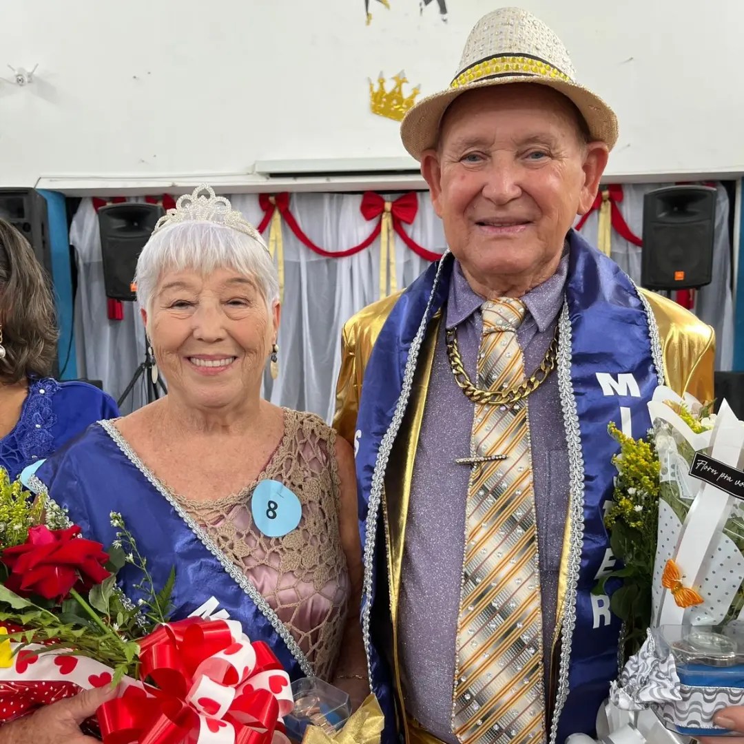 Fundo Social de Sumaré entrega faixas de Miss e Mister Melhor Idade 2023