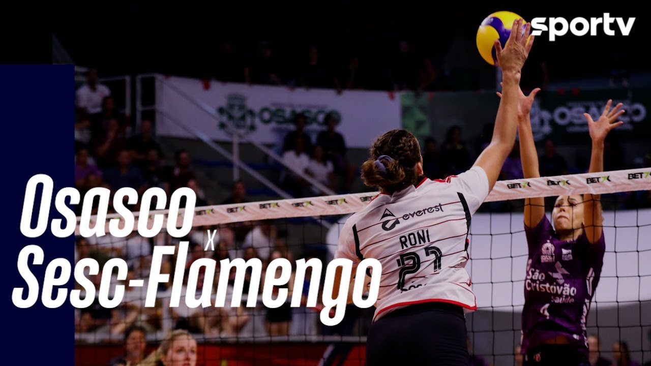 OSASCO 1 X 3 SESC-FLAMENGO | MELHORES MOMENTOS | SUPERLIGA FEMININA DE VÔLEI | sportv
