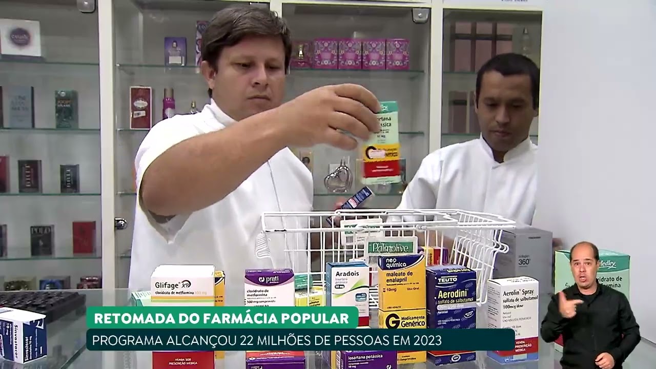 PROGRAMA FARMÁCIA POPULAR ALCANÇOU 22 MILHÕES DE PESSOAS EM 2023