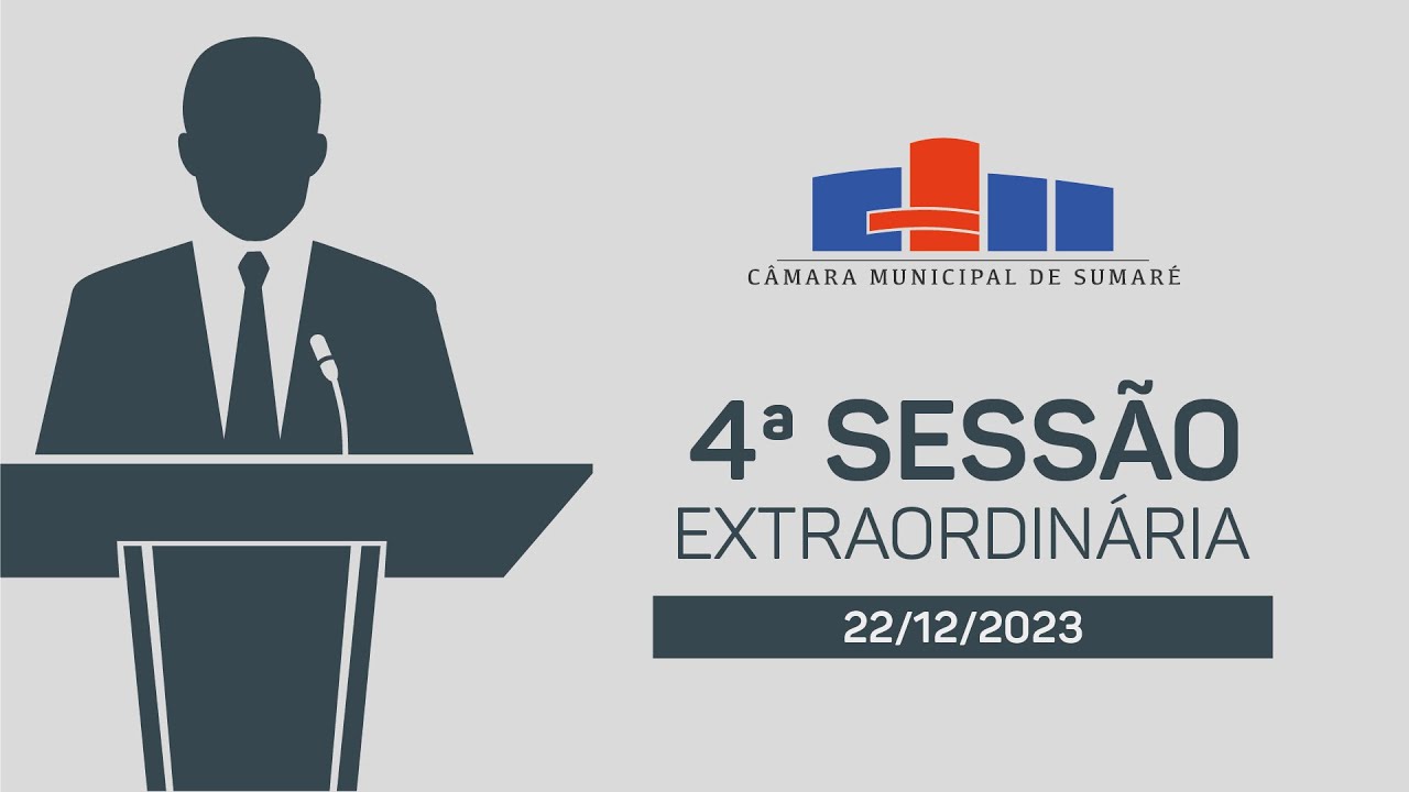 Sessão extraordinária – 22/12/2023