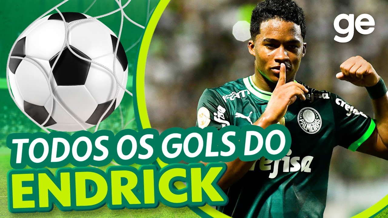 TODOS OS GOLS DO ENDRICK NO BRASILEIRÃO! | LISTAS | ge.globo