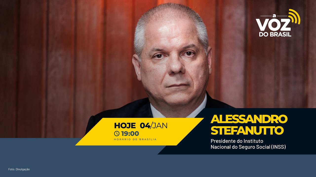 🔴 ALESSANDRO STEFANUTTO | A VOZ DO BRASIL