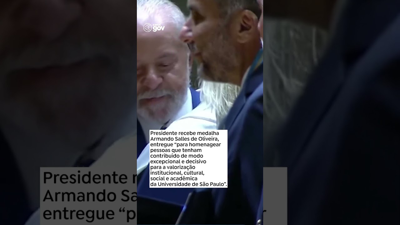 90 ANOS USP: PRESIDENTE É HOMENAGEADO COM A MEDALHA ARMANDO DE SALLES OLIVEIRA