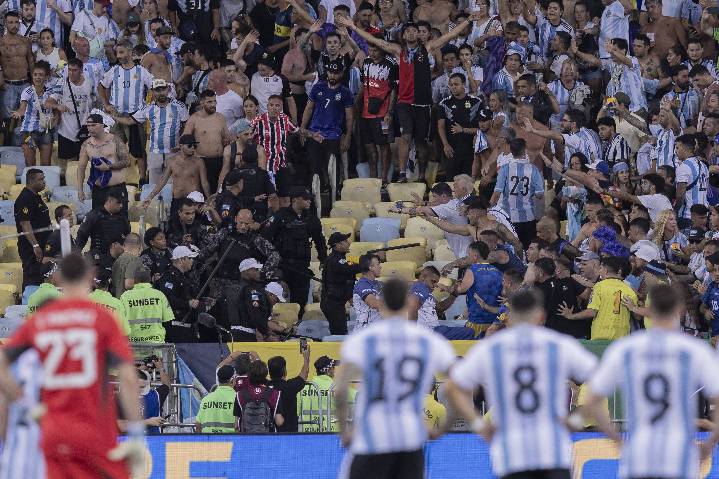 Fifa multa CBF em R$ 400 mil por briga em jogo entre Brasil e Argentina – 10/01/2024 – Esporte