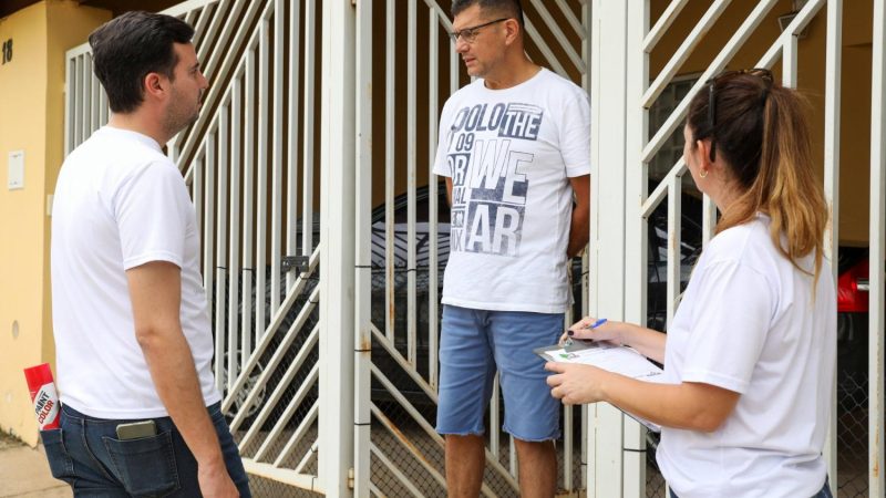 Prefeitura faz cadastramento para plantio do Projeto Bairro Verde no Jardim Cidade Jardim