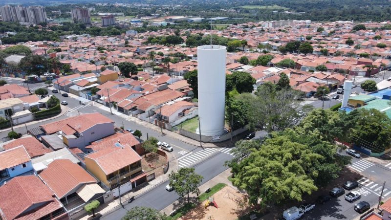 Saae finaliza reforma do reservatrio do Jardim Marina