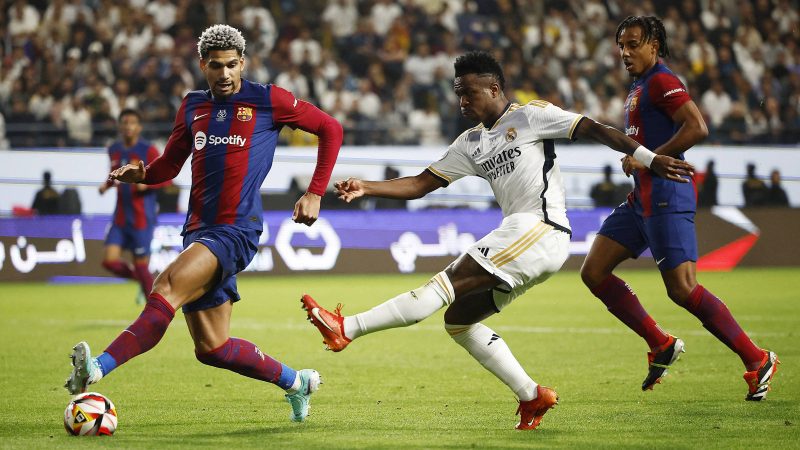 Vini Jr faz três gols contra o Barcelona, iguala Romário e dá título ao Real – 14/01/2024 – Esporte