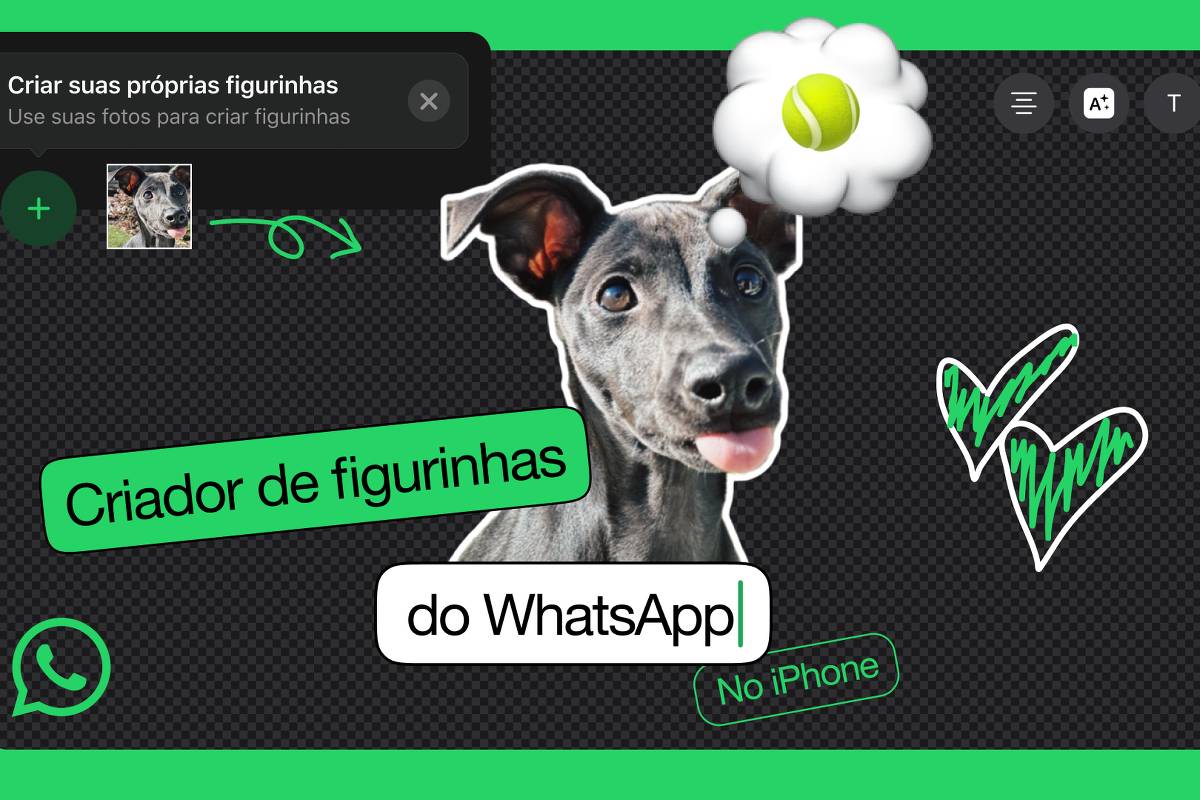 WhatsApp lança editor de figurinhas para iPhone e iPad – 11/01/2024 – Tec