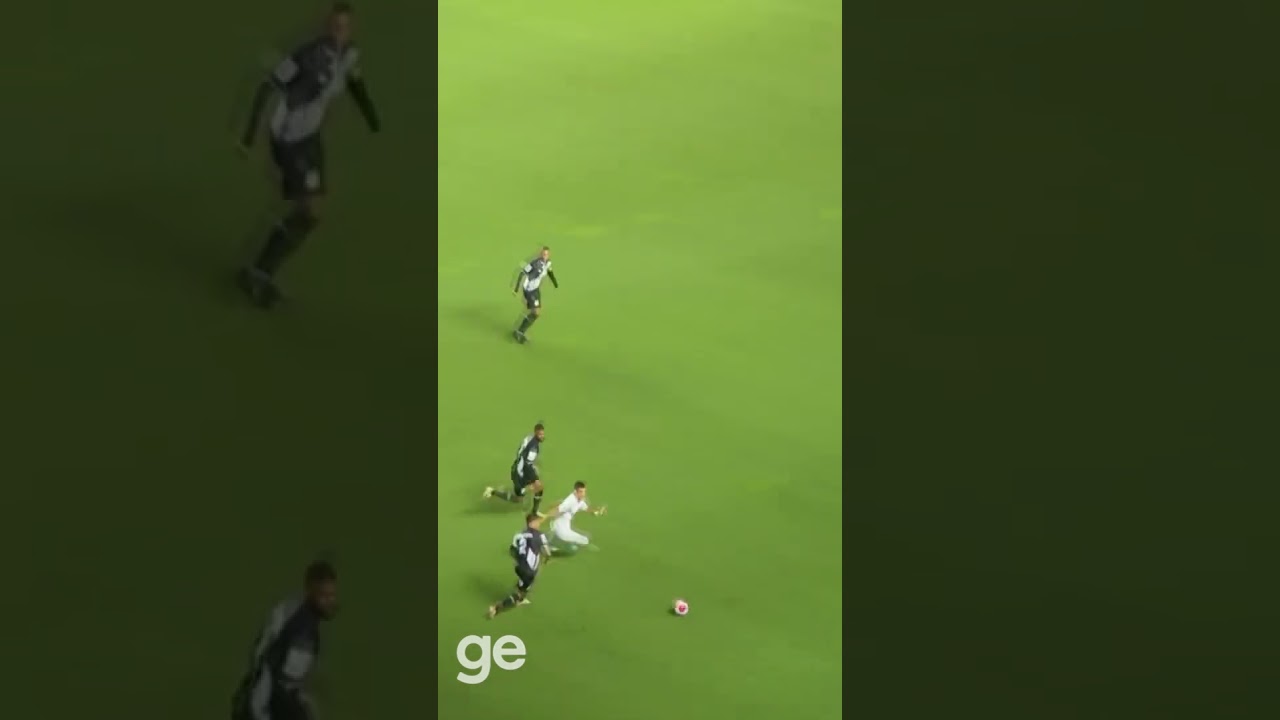 AI 😮‍💨 DO CHÃO NÃO PASSA! | SANTOS X PONTE PRETA | #shorts | ge.globo