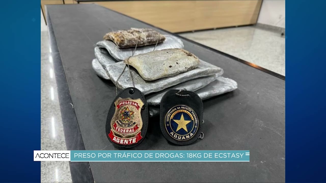 Argentino tenta entrar no Brasil por Viracopos com 18 kg de ecstasy