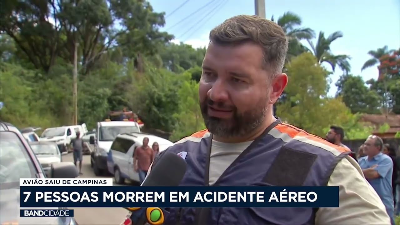 Avião que saiu de Campinas cai em MG e deixa sete mortos