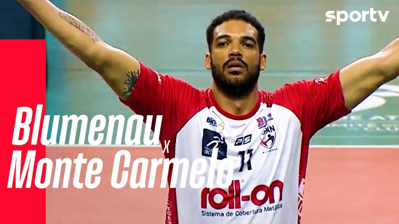 BLUMENAU 3 X 2 MONTE CARMELO | MELHORES MOMENTOS | SUPERLIGA MASCULINA DE VÔLEI | sportv