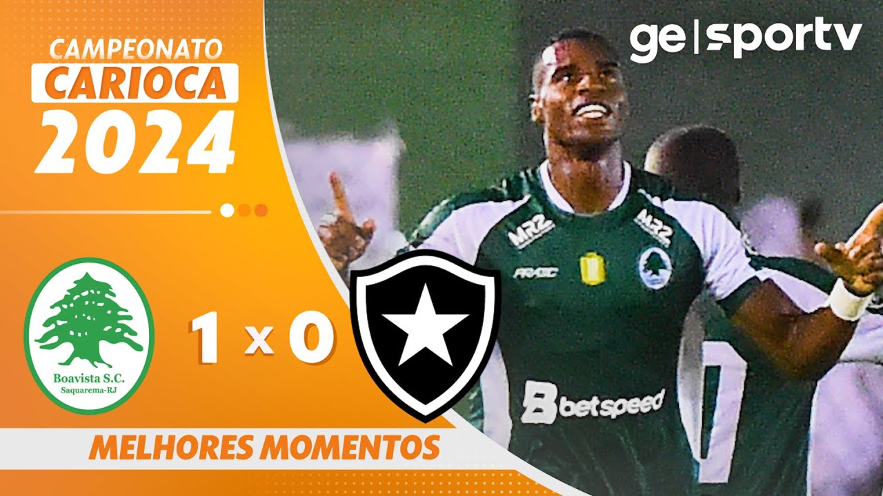 BOAVISTA 1 X 0 BOTAFOGO | MELHORES MOMENTOS | CAMPEONATO CARIOCA 2024 | ge.globo