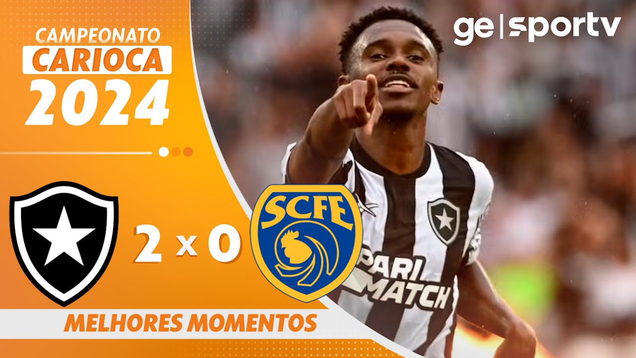 BOTAFOGO 2 X 0 SAMPAIO CORRÊA | MELHORES MOMENTOS | 4ª RODADA CAMPEONATO CARIOCA 2024 | ge.globo