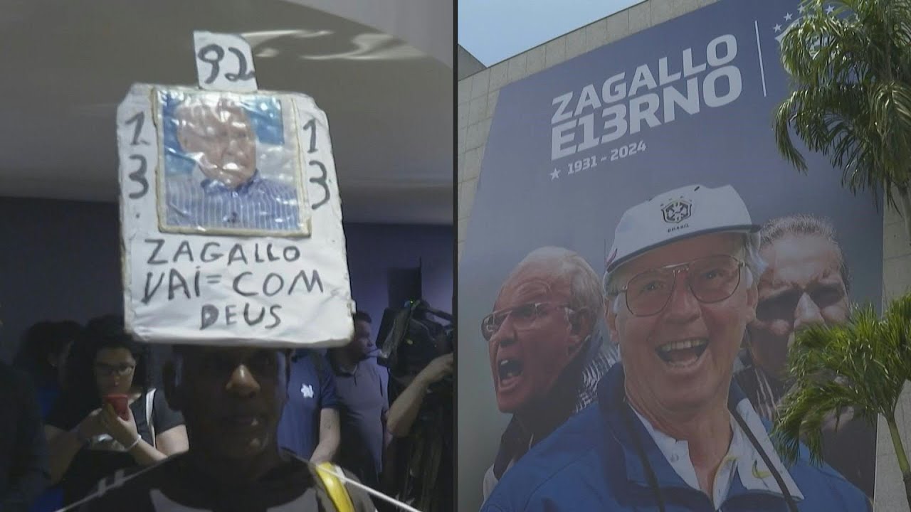 Brasil se despede de Zagallo, lenda do futebol mundial | AFP